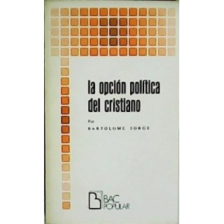 La opción política del cristiano